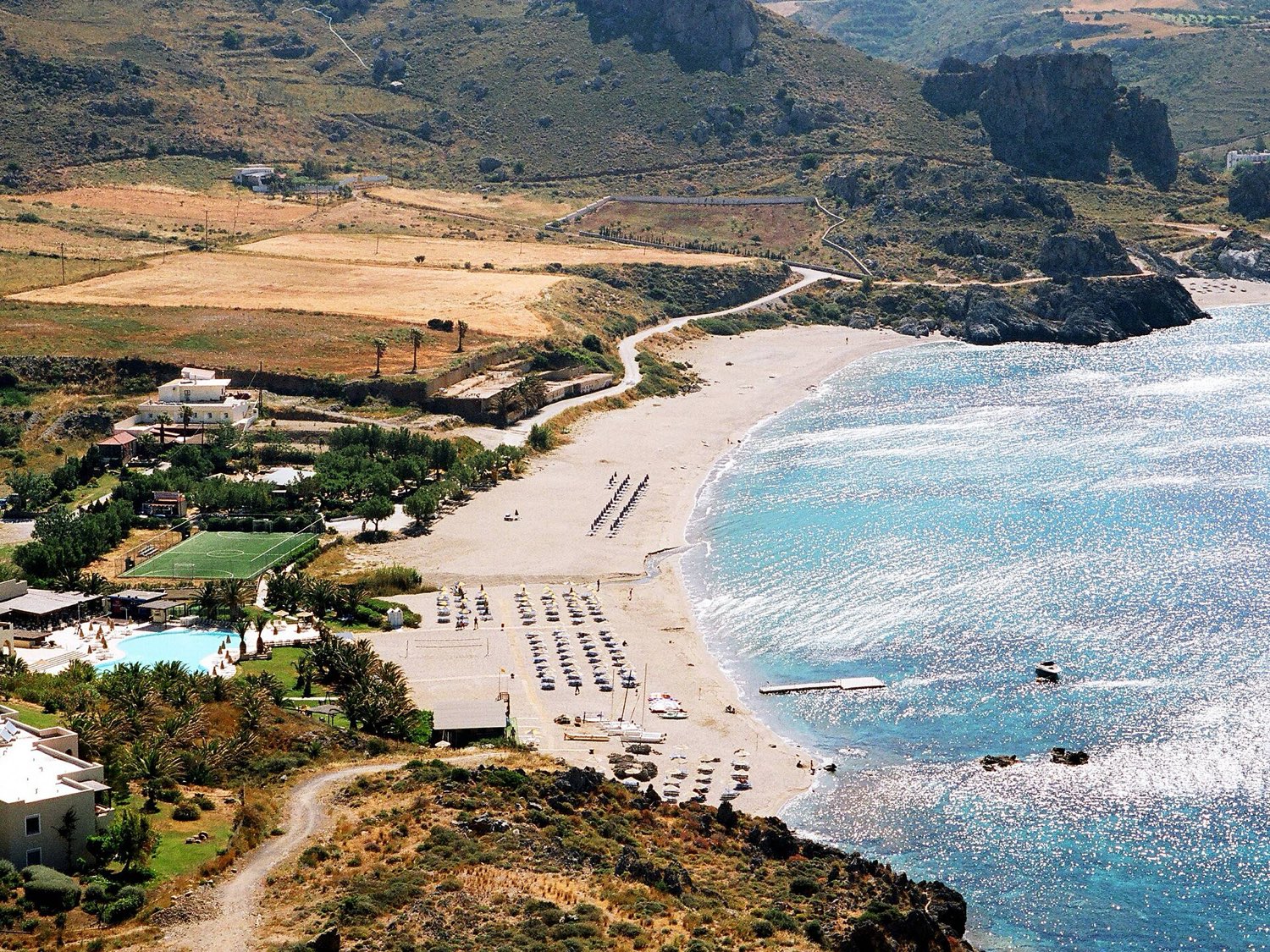 Damnoni beach near Plakias
