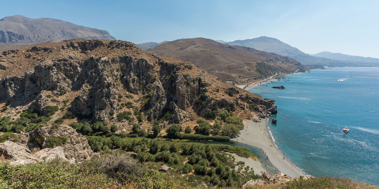 Preveli palm beach