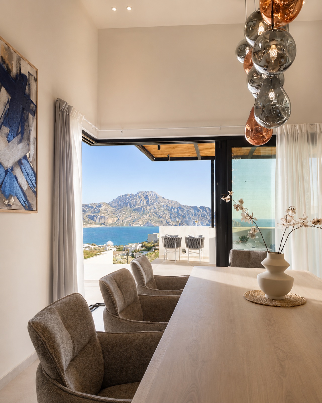 Dining nook by the window